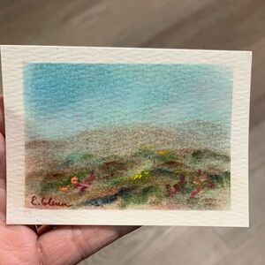 ACEO Landscape Original Art Soft Pastel